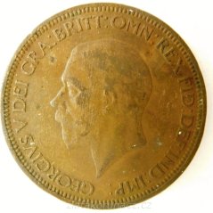 Anglie - 1/2 penny 1936