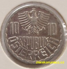 Rakousko - 10 groschen 1991