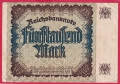 Německo - 5000 mark 2.12.1922 - série W - HA