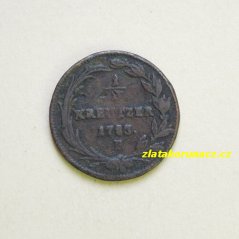 1/2 Krejcar 1783 F