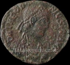 Řím císařství - Theodosius I. - Centenionalis - malý bronz