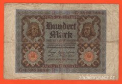 Německo - 100 Mark 1.11.1920 - série G-J