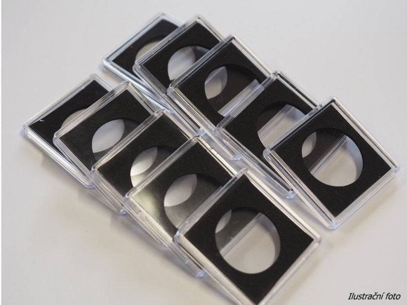 Kapsle na mince Quadrat ø 23 mm