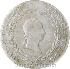 20 krejcar 1827 C
