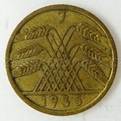Německo - 5 Reichspfennig 1935 J