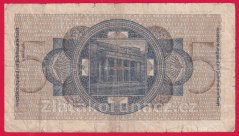 Německo - 5 Reichsmark - S:H