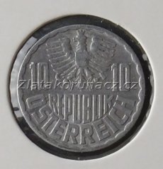 Rakousko - 10 groschen 1967