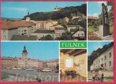 Fulnek - Částečný pohled na město, Náměstí
