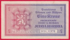 1 koruna 1940 D 078