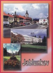 Jablunkov - sanatorium, náměstí