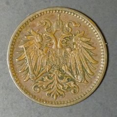 1 haléř F.J.I.-1910