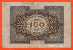 Německo - 100 Mark 1.11.1920 - série M-E