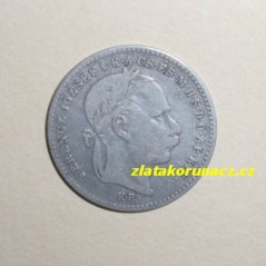 20 krejcar  1872 K.B.