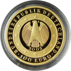 Zlatá mince - Německo - 100 euro Einführung 2002 A