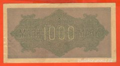 Německo - 1000 mark 15.9.1922 - série T-OE