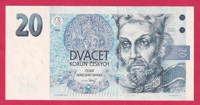 Česká republika - 20 korun 1994 A 39