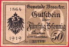Dánsko - Broager - 50 pfennig - 1919