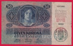 Rakousko-Uhersko - 50 Kronen 1919 1098