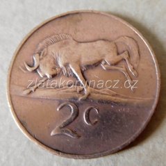 Afrika jižní (Jihoafrická rep.) - 2 cent 1965