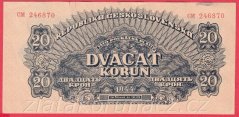 20 korun 1944 CM