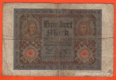 Německo - 100 Mark 1.11.1920 - série C - H