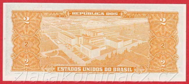 Brazílie - 2 Cruzeiros 1954-58