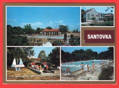 Santovka - pohled na koupaliště