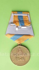 SSSR-Rusko - Medaile za dobytí Budapešti