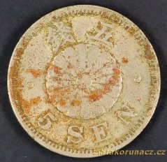 Japonsko - 5 sen 1893 (26)