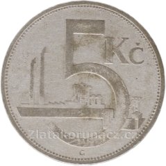 Pětikoruna - 5Kč 1931