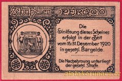 Perg - 10 haléřů - 1920