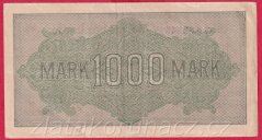 Německo - 1000 mark 15.9.1922 - série Ob-PG