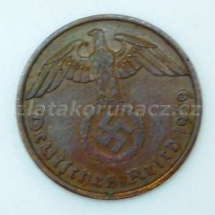 Německo - 2 Reichspfennig 1939 G