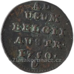 1 Liard 1750 ruka