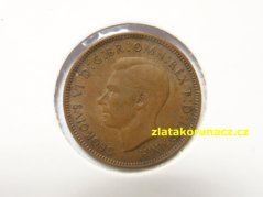 Anglie - 1 farthing 1943