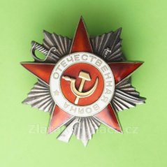 SSSR - Řád vlastenecké války č. 90668 (nízké číslo)
