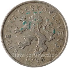 2 koruna 1948