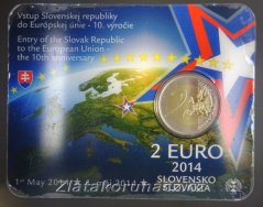 Výroční 2€ 2014 - 10. výročí vstupu Slovenské republiky do EU