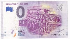 0 Euro souvenir - Maastricht - MIF 2018