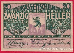 Berndorf - 20 haléřů - 1920
