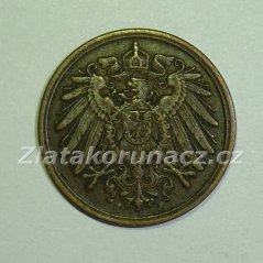 Německo - 1 Reich Pfennig 1905 J