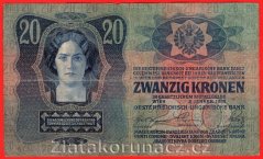 20 K 2.1.1913 kolkovaná I. vydání -č.1571
