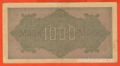 Německo - 1000 mark 15.9.1922 - série R-RB