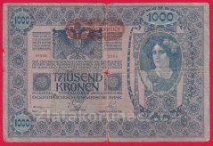 Rakousko-Uhersko - 1000 Kronen 1919 II. vydání 2566