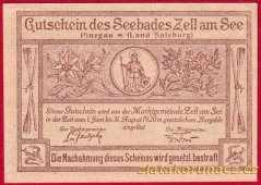 Zell am See - 50 haléřů - 1920