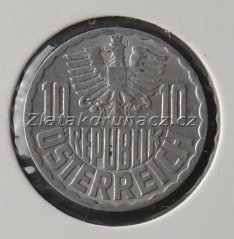 Rakousko - 10 groschen 1962