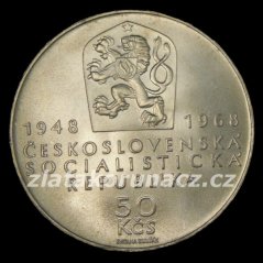 1968 - 50Kčs-50.výr.ČSR - Standart