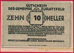 Euratsfeld - 10 haléřů - 1920
