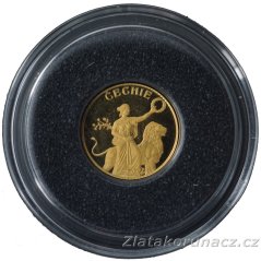 Zlatá mince - Šalamounovy ostrovy 1 Dollar 2022 Čechie