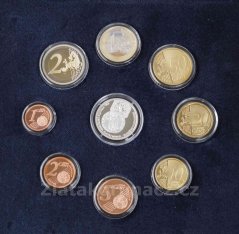 Sada dřevěná 2025 - Slovenské euromince 2025 proof like